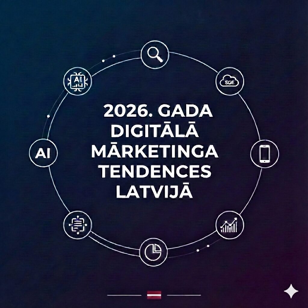 Digitālā mārketinga tendences Latvijā 2026. gadā